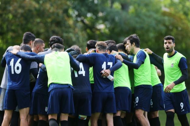 برگزاری آخرین تمرین تیم ملی فوتبال پیش از دیدار برابر سنگال