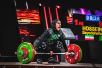 ۳ طلا؛ شاهکار الهام حسینی در قهرمانی وزنه‌برداری زنان آسیا