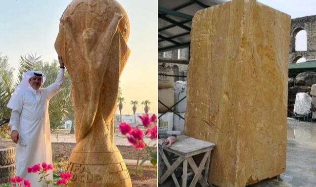  بزرگترین کاپ جام جهانی در قطر ساخته شد