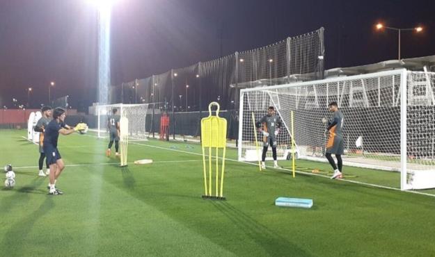 بیرانوند بدون محافظ تمرین کرد