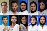  ۱۰ مدال رنگارنگ، سهم کاراته کا‌های ایرانی