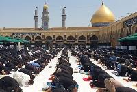 برگزاری نماز جمعه در مسجد کوفه پس از ۴ ماه+تصاویر 