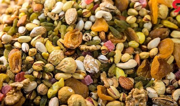 آجیل شب یلدا 30 درصد گرانتر از سال قبل!