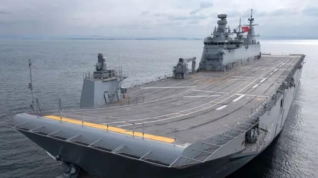 نیروی دریایی ترکیه بزرگ‌ترین کشتی جنگی خود را تحویل گرفت