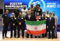 ایران قهرمان وزنه‌برداری آسیا شد