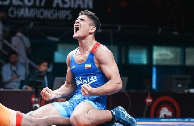 قهرمانی تیم کشتی آزاد نوجوانان ایران در آسیا