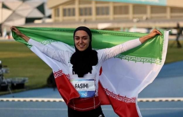 فرزانه فصیحی در قزاقستان رکورد شکست و قهرمان شد