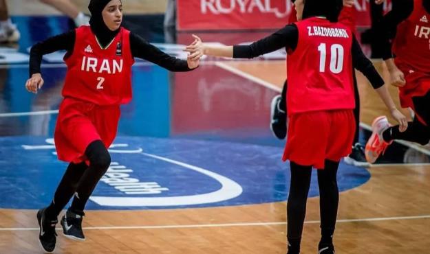 نایب قهرمانی دختران بسکتبالیست ایران در آسیا
