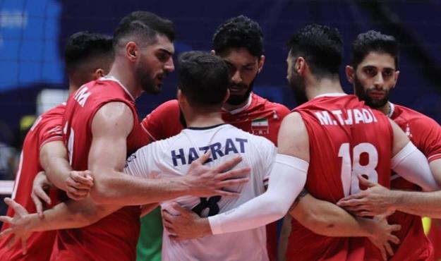 دومین برد والیبال ایران در قهرمانی آسیا