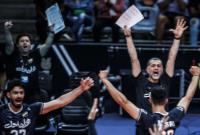  اولین برد مردان والیبال ایران در انتخابی المپیک