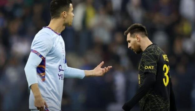 تقابل مسی و رونالدو در عربستان