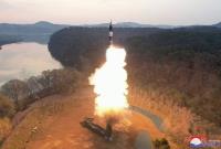  رونمایی کره‌شمالی از یک موشک مافوق صوت میان‌برد جدید