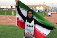 کسب مدال طلا توسط دختر دونده ایران در قهرمانی آسیا