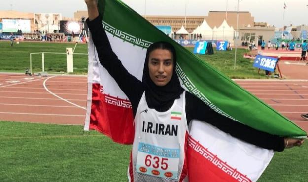 کسب مدال طلا توسط دختر دونده ایران در قهرمانی آسیا