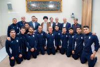  دیدار ملی‌پوشان فوتسال با رهبر انقلاب + تصاویر 