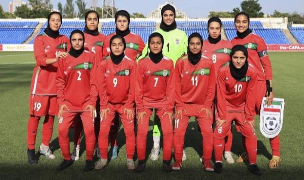  دختران فوتبالیست ایران قهرمان کافا شدند