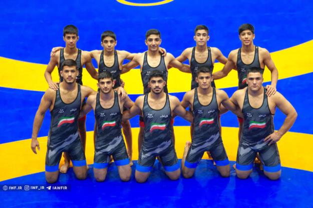  کشتی آزاد نوجوانان ایران نایب قهرمان جهان شد